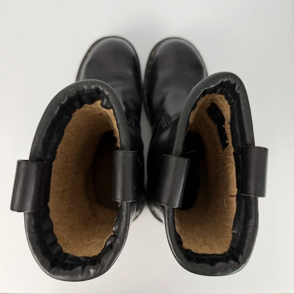 Gripfast Original England Black Leather Pull On Industrial Punk Mens US 10 UK‎ 9